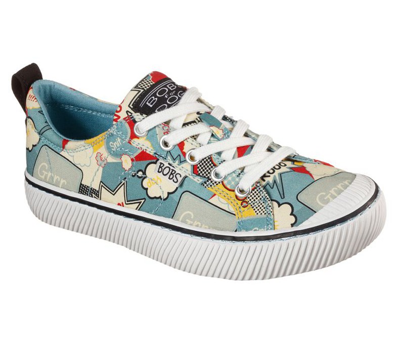 Skechers Dam Svarta/Olika Färger Slip On - Bobs B Wild - Vintage Mutt - Sverige (OFBJS-3965)